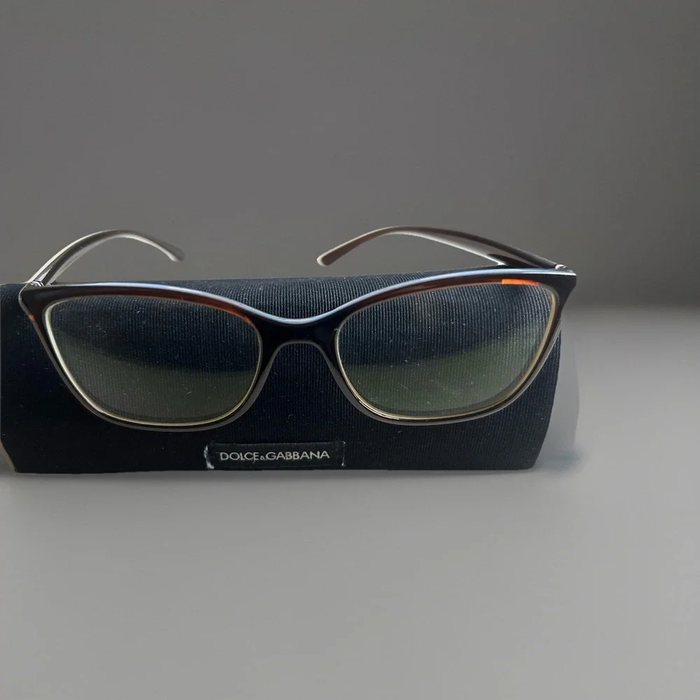 Dolce & Gabbana Optical Frame Dark Tortoise / Havana classic pantos shape.